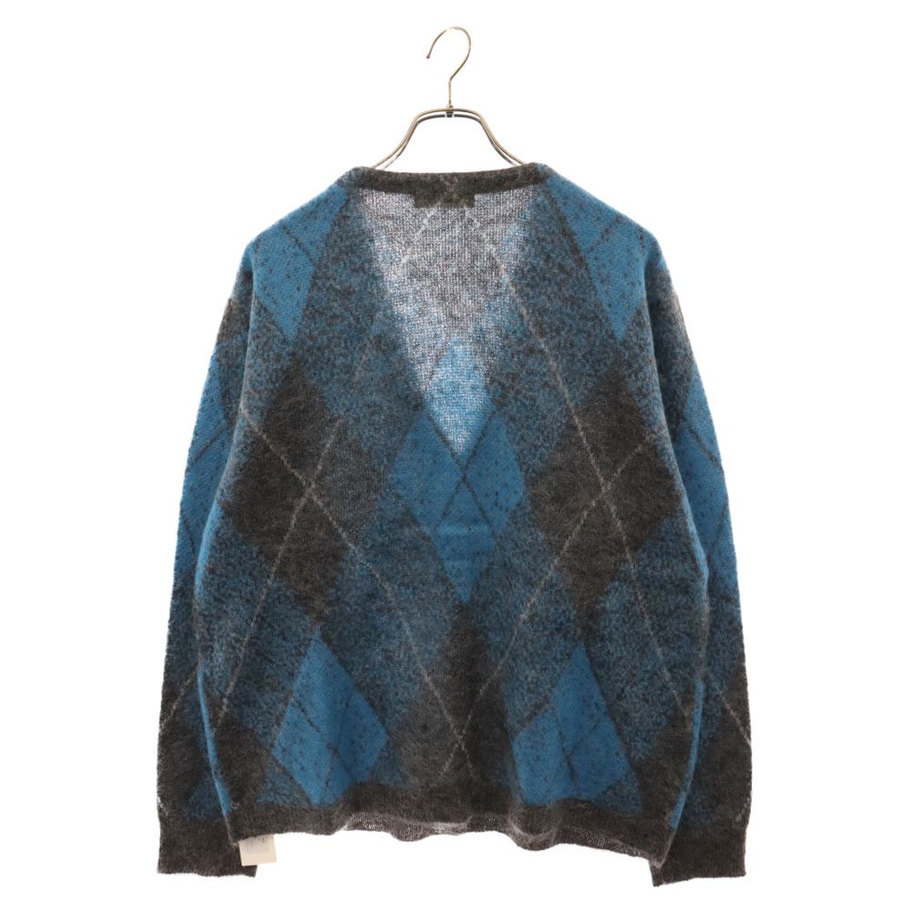 RADIALL ラディアル　アーガイル柄モヘアニット RADIALL（ラディアル） モヘア ニット メンズ セーター アウター 毛玉