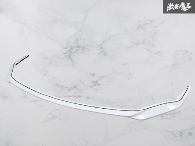 TRD ZVW50 ZVW51 ZVW55 プリウス 後期 エアロ フロントリップ フロントスポイラー ホワイト 76081-ZW5D0 棚2I9