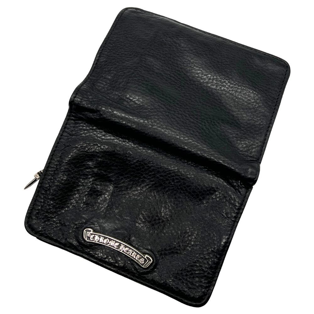 CHROME HEARTS クロムハーツ JOEY ジョーイ 二つ折り財布 ブラック