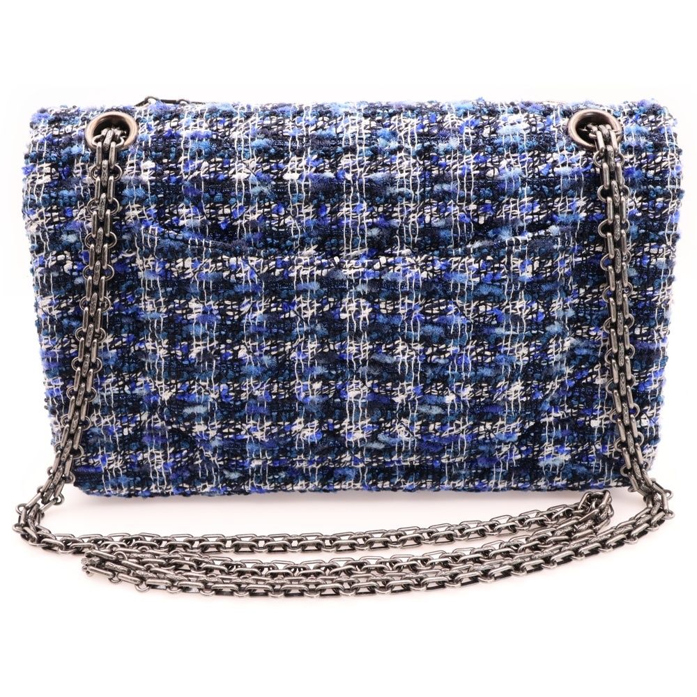 CHANEL シャネル 2.55 ツイード チェーンショルダーバッグ CHANEL (シャネル) 2.55 マトラッセ 2WAY ツイード レザー