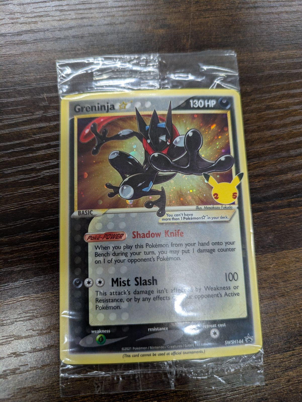 未開封 英語版 ゲッコウガ スター 25th プロモ ゲッコウガ☆ スター 海外版 英語版 25th プロモ Greninja