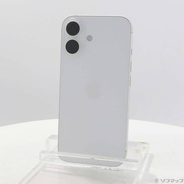 中古品〕 iPhone16 128GB ホワイト MYDR3J／A SIMフリー【348