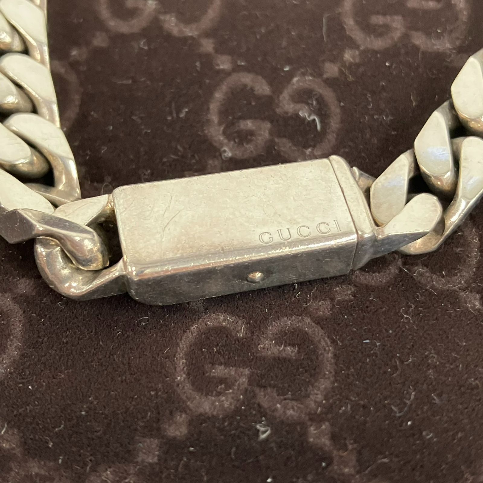 GUCCI 喜平ブレスレット サイズ19 シルバー925 GUCCI グッチ 喜平 ブレスレット シルバー ブレス SV925 銀製