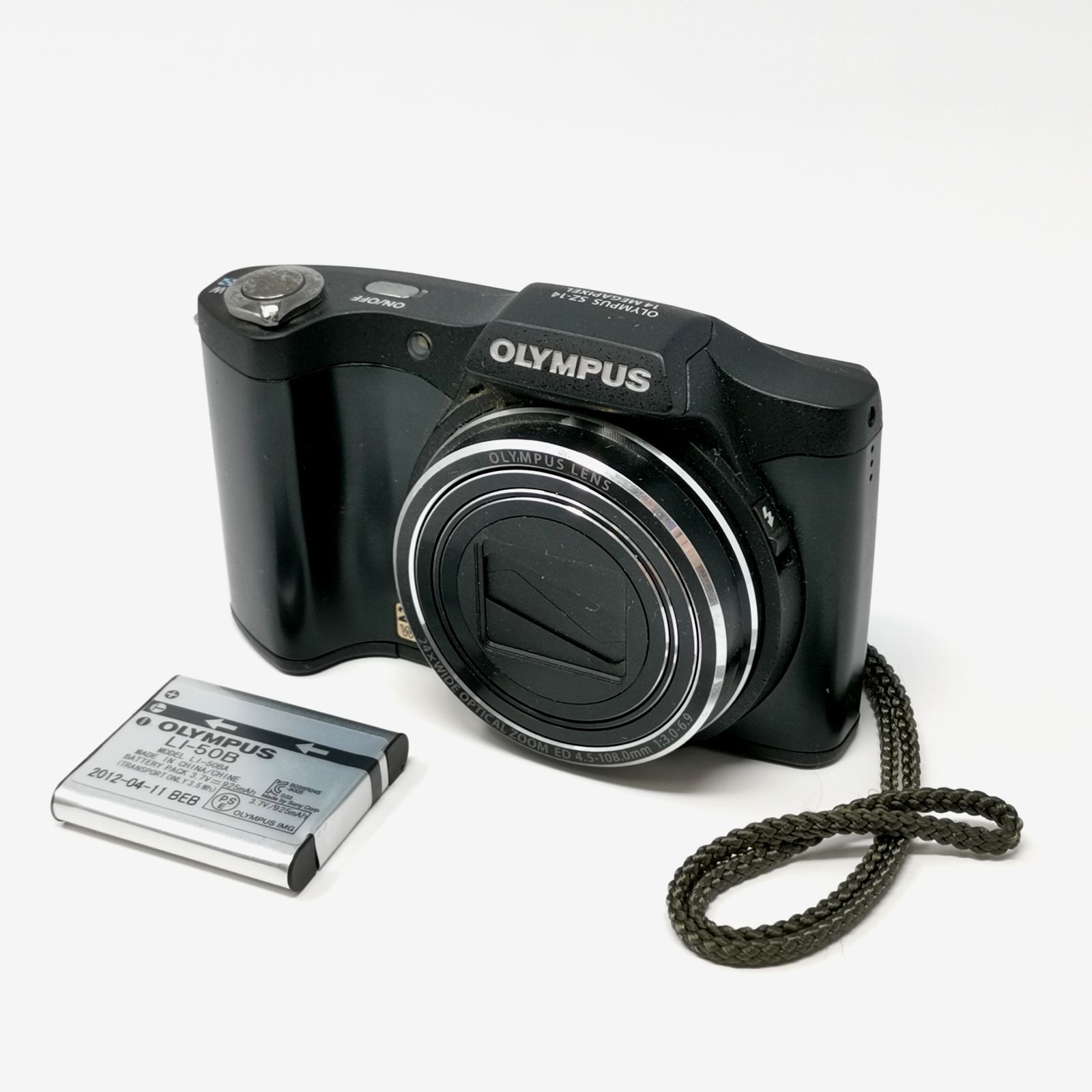 オリンパス SZ-14 充電器ないため動作未 デジタルカメラ ブラック デジカメ 管理番号KKVNKO2927