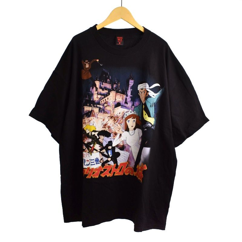 GEEKS RULE ルパン三世Tシャツ XL ブラック GEEKS RULE × ルパン三世