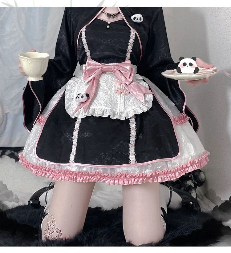 ロリータ衣装 ピンク色が