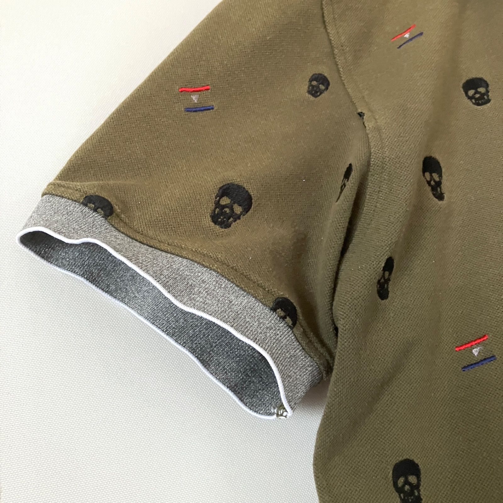 MARK&LONA/マークアンドロナ☆スカル刺繍/イニシャルMワッペン MARK&LONA/マークアンドロナ☆スカル刺繍/イニシャルMワッペン