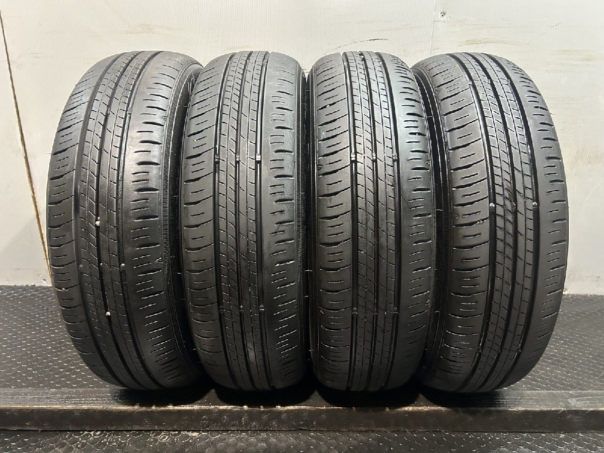 DUNLOP ENASAVE EC300 165|65R14 14インチ 夏タイヤ 4本 21年製 バリ溝 ルーミー トール タンク ブーン パッソ ソリオ等 KTD506