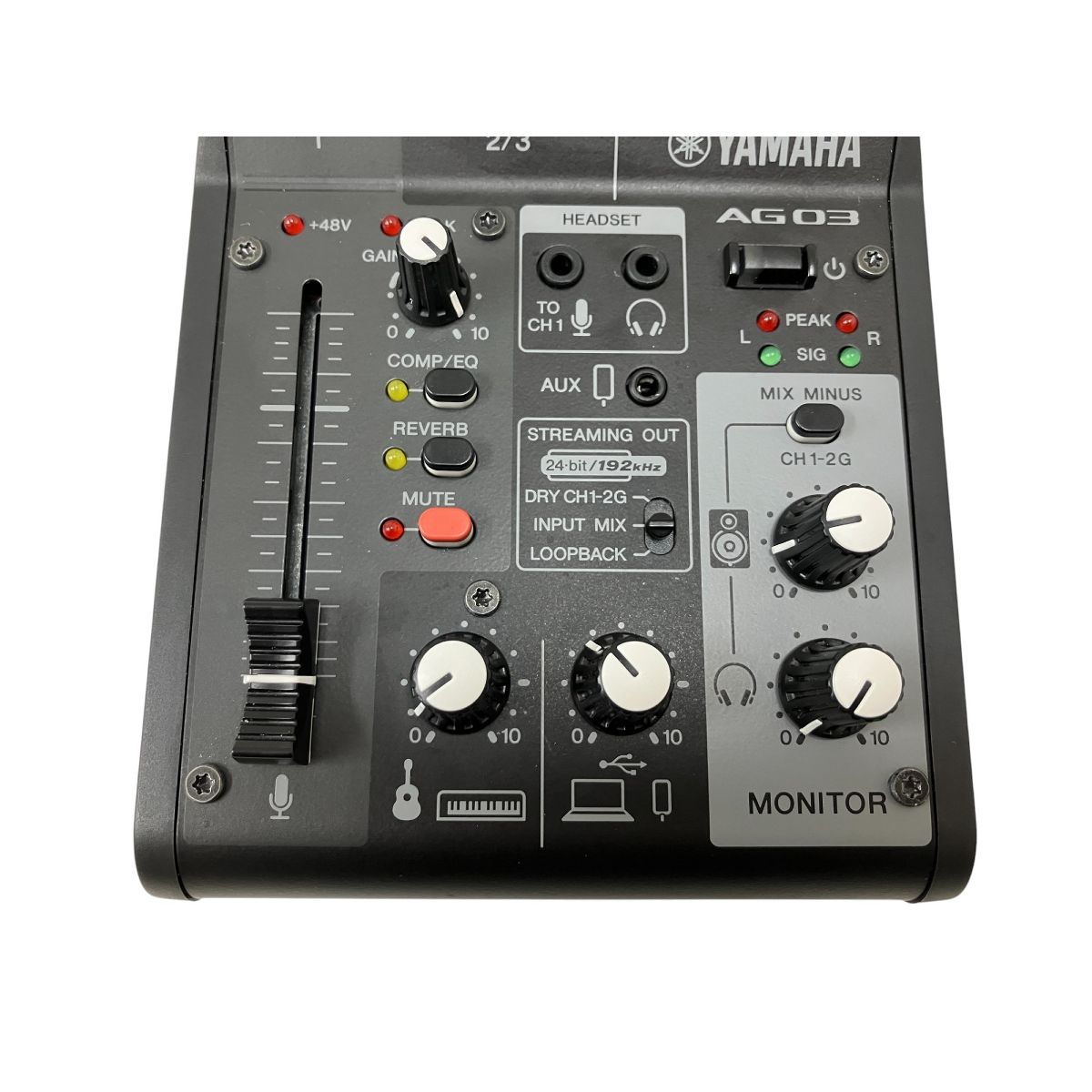 24•*¨*YAMAHA AG03MK2 オーディオインターフェース ヤマハ | AG03MK2 LSPK - AG Series - 概要