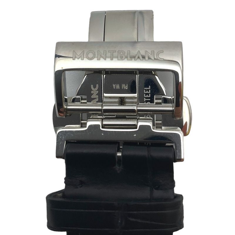 モンブラン MONT BLANC ヘリテージカンティエーム 112534 シルバー ステンレススチール メンズ 腕時計