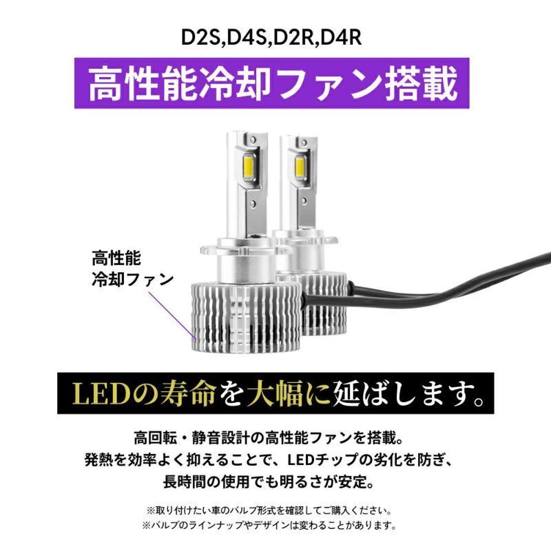 本日限定！【クーポンセール4166円OFF】純正HIDを爆光LED化に