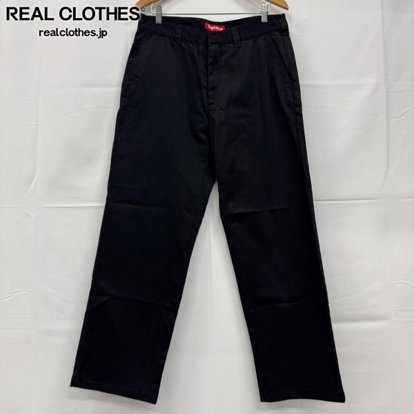 Supreme チノパン ブラック 32 ワークパンツ アメリカ製 Supreme/シュプリーム【19SS】チノパンツ ワークパンツ/ブラック/32