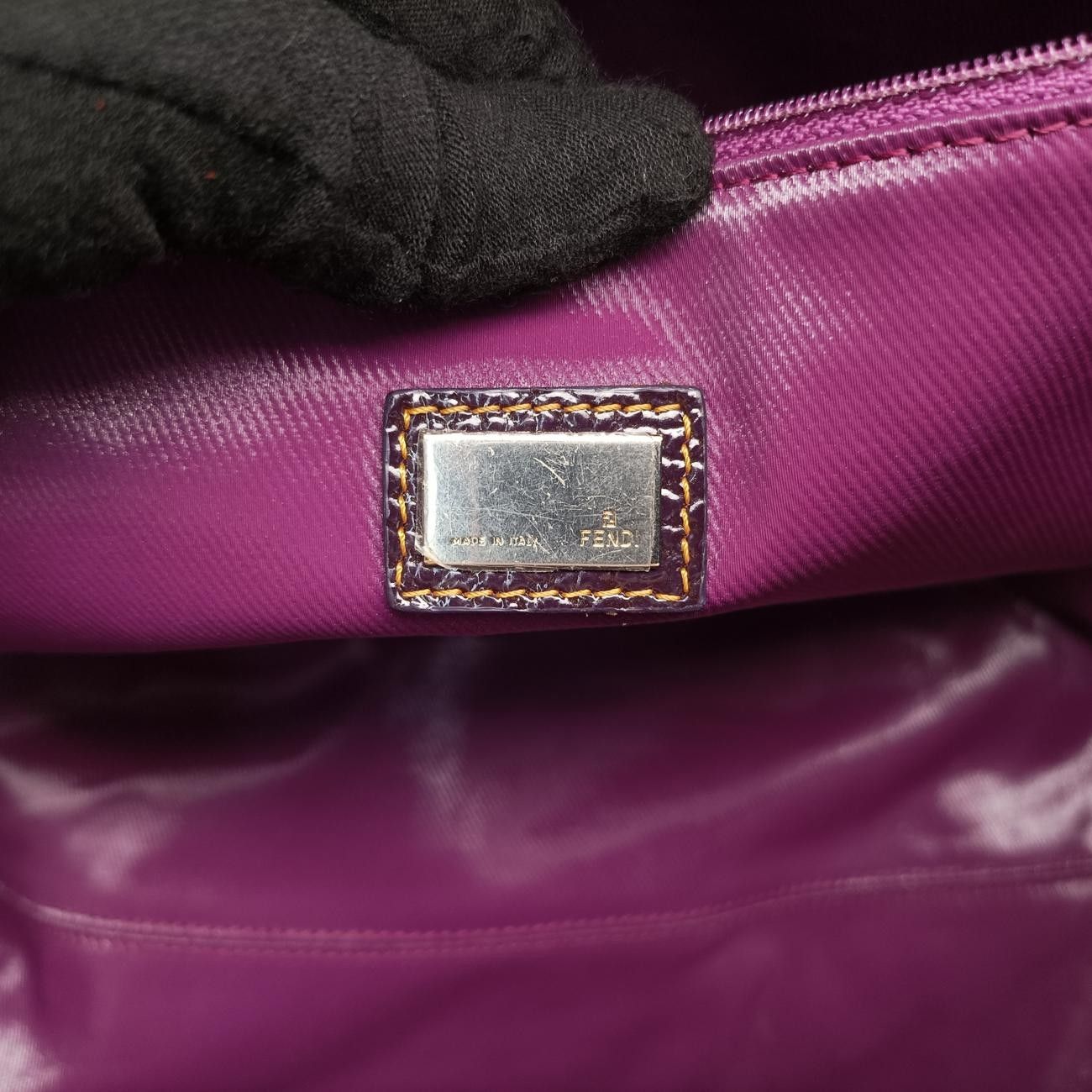 フェンディFendiズッカブラウンPVCコーティングキャンバス8BH1882241-8BH188-WTE-079