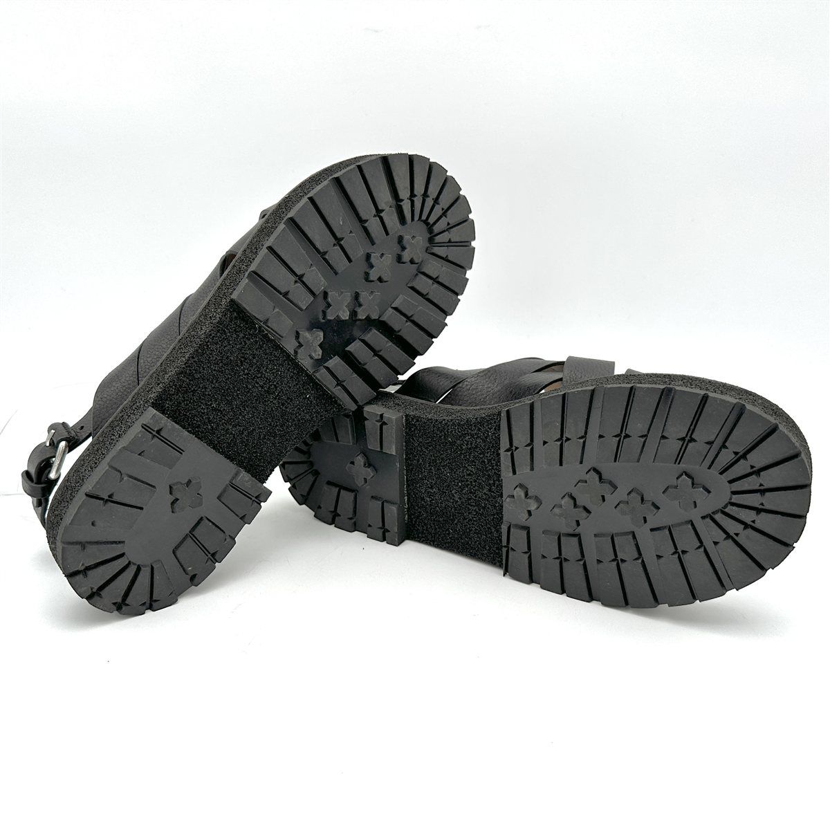 □新品未使用□ SARTORE グルカサンダル 本革 クロス ブラック 2169T  