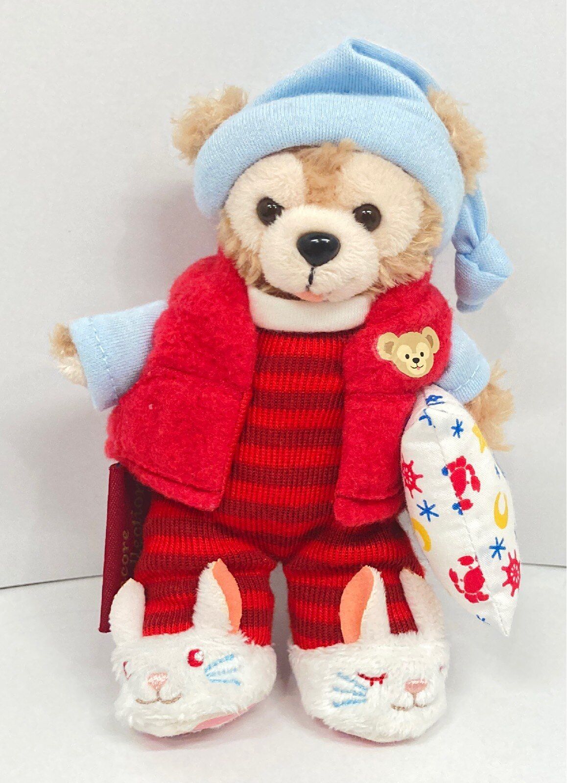 東京ディズニーシー ぬいぐるみバッジ ダッフィー(パジャマ)/ケープコッドシーズンズ Journeys with Duffy 02
