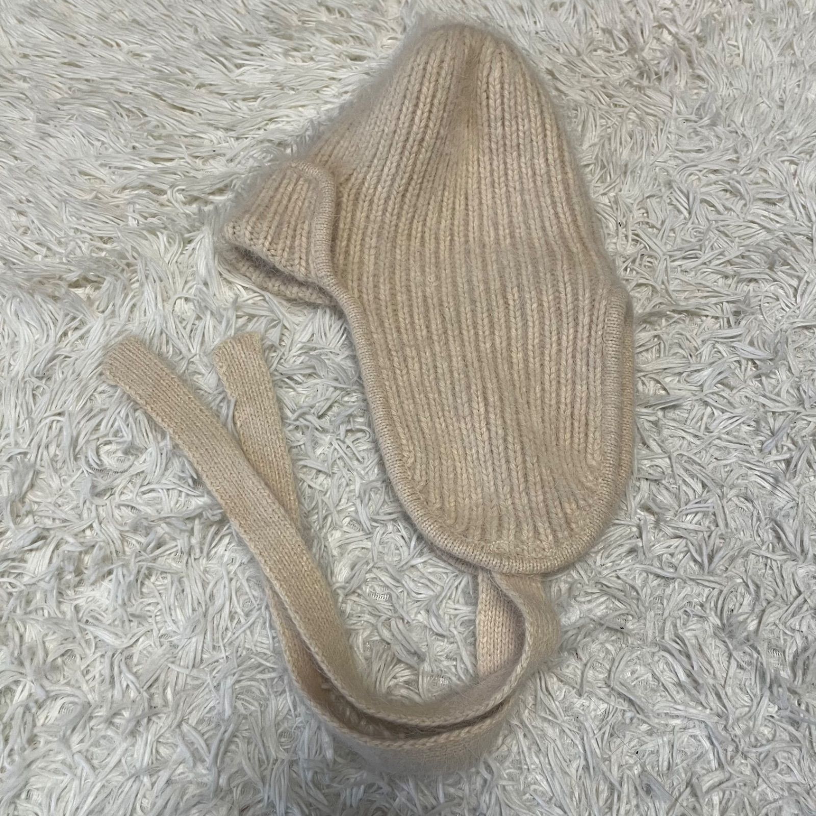 ALEXIA STAM アリシアスタン アンゴラフライトキャップ ニット帽 knit