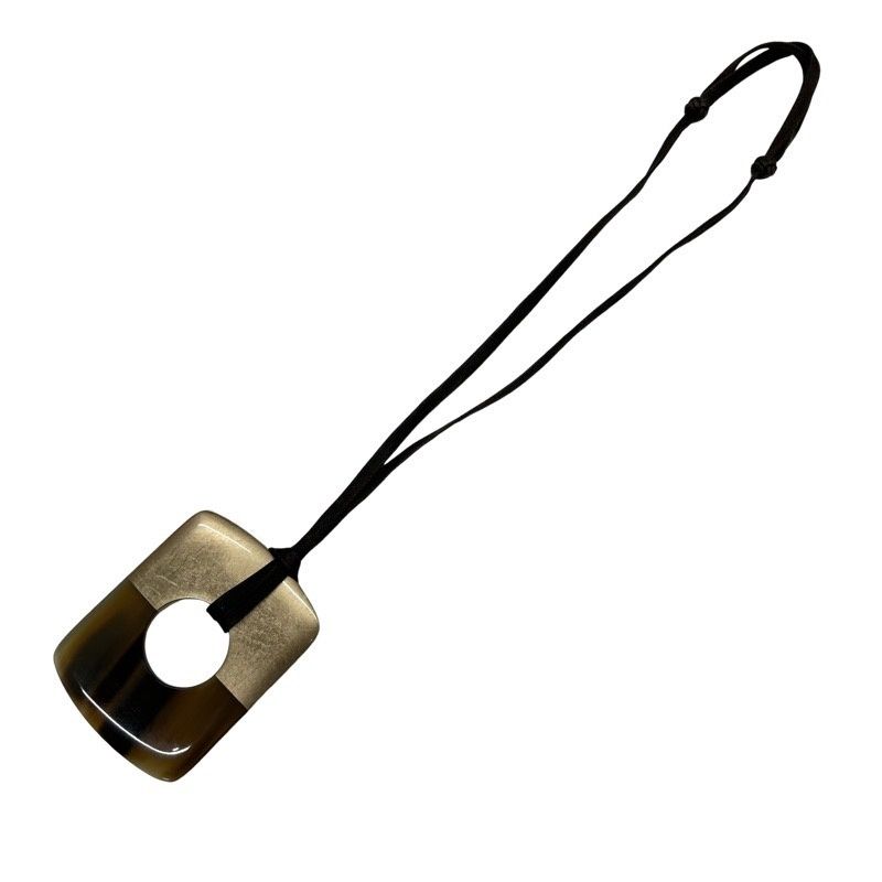 HERMES エルメス バッファローホーン ネックレス ユニセックス 52506K179