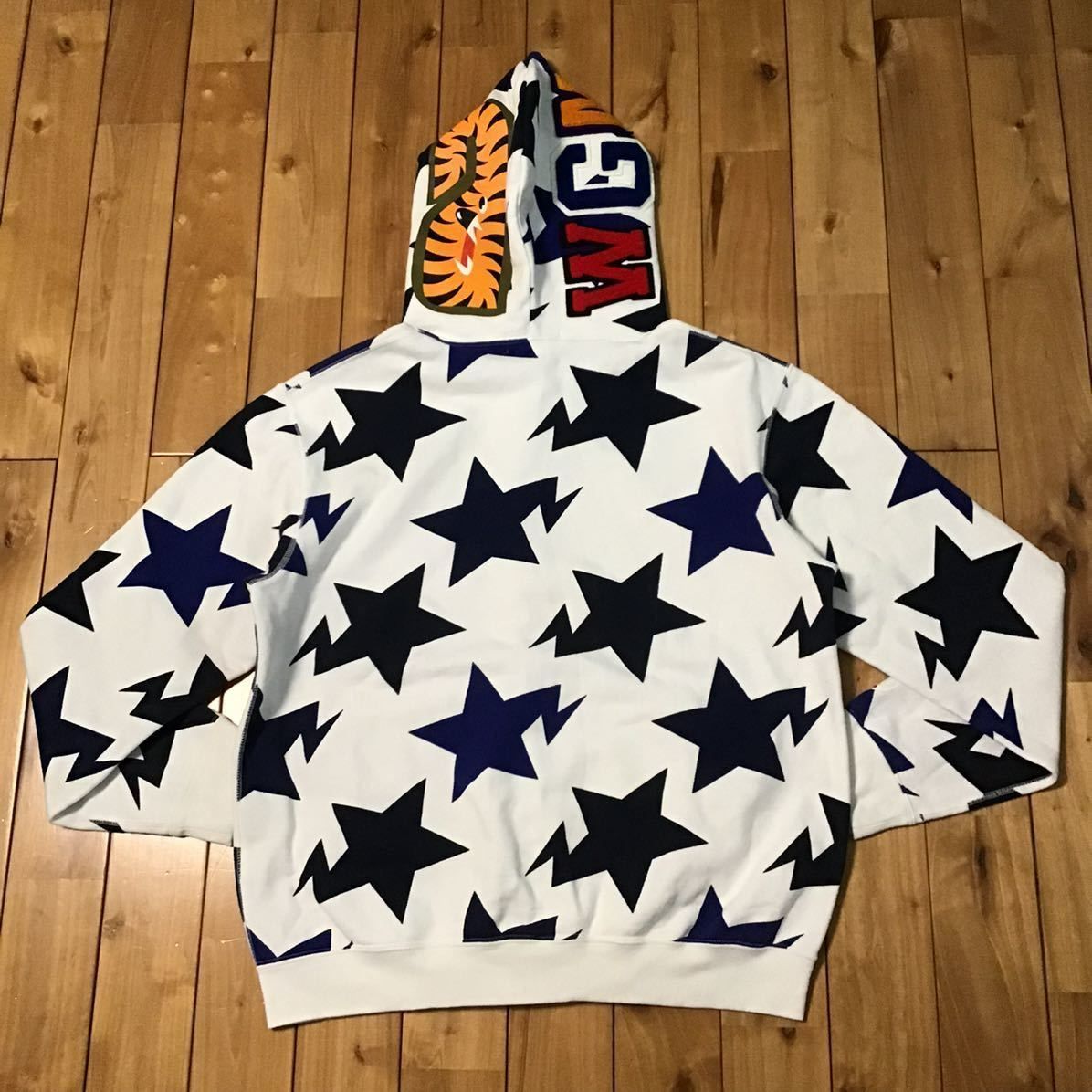 ☆NFS限定☆ スター シャーク パーカー Mサイズ a bathing ape BAPE STA shark full zip hoodie エイプ  ベイプ アベイシングエイプ - メルカリ