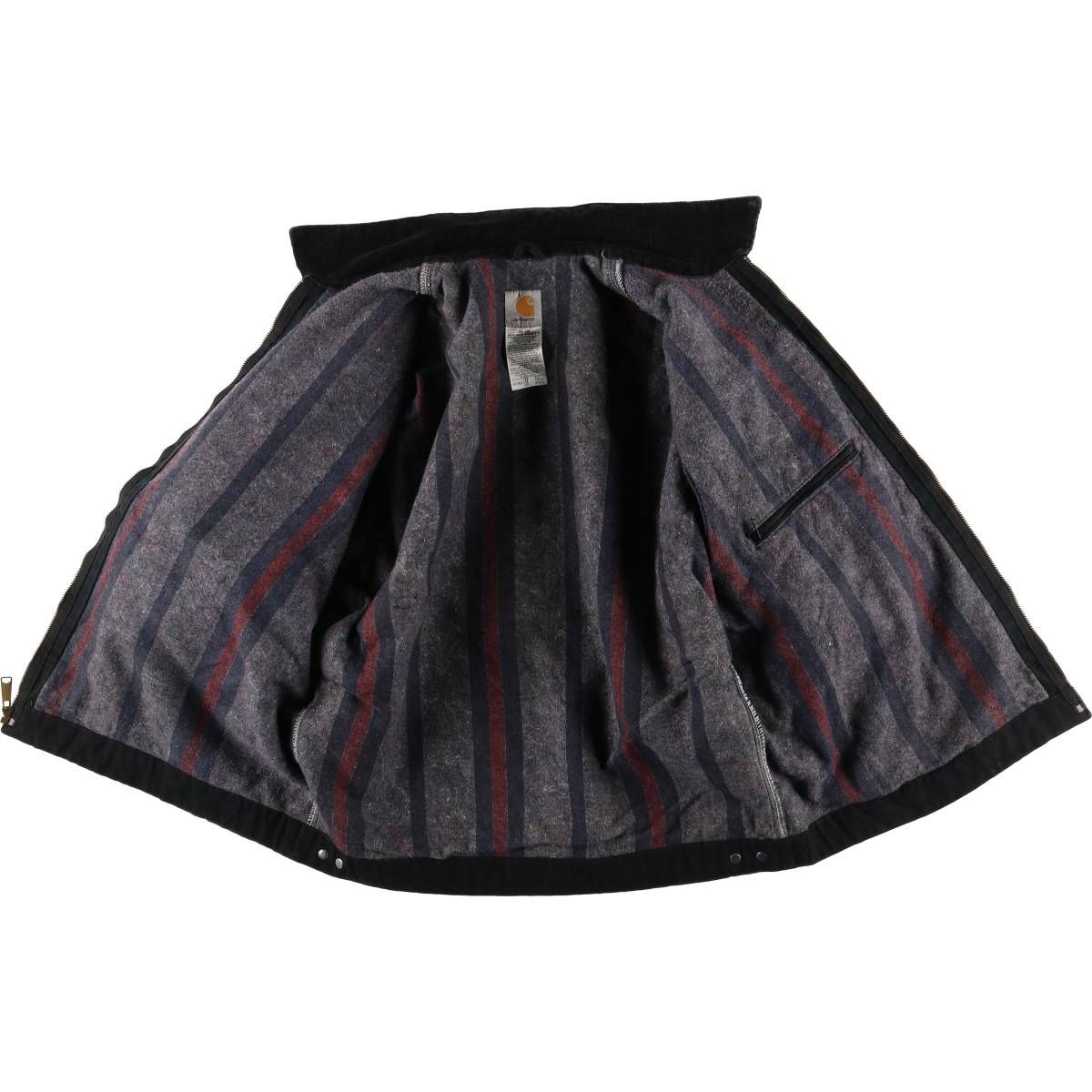 00s USA製 Carhartt デトロイトジャケット CAT ブラック Carhartt デトロイトジャケット “MADE IN USA / DEADSTOCK