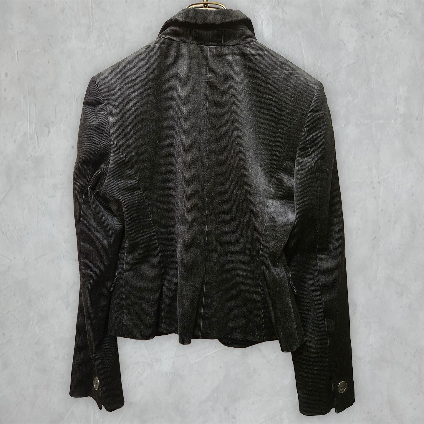 COMME CA ISM Beautiful Silhouette Tailored Jacket L Black 