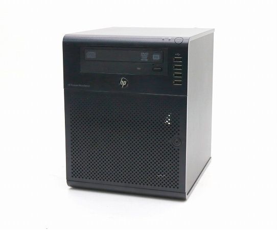 hp ProLiant MicroServer Turion II Neo N54L 2.2GHz 4GB 2TBx2台(SATA3.5インチ/RAID1構成) DVD+-RW 中古