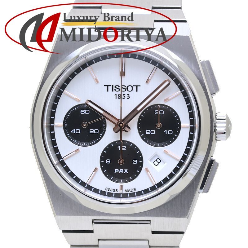 TISSOT ティソ PRX オートマティック クロノグラフ T137.427.11.011.00 ステンレススチール メンズ |39890 腕時計