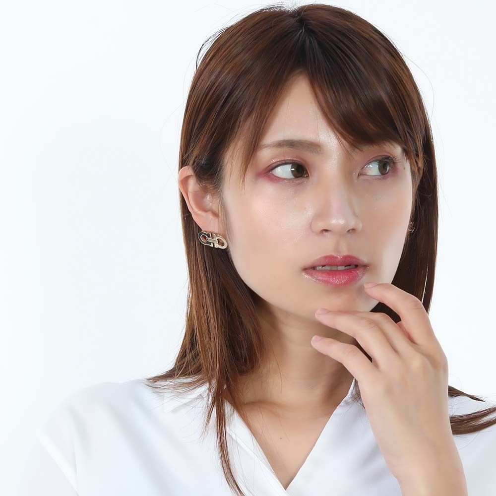 新品 FERRAGAMO フェラガモ 76 0868 785178 ダブルガンチーニ