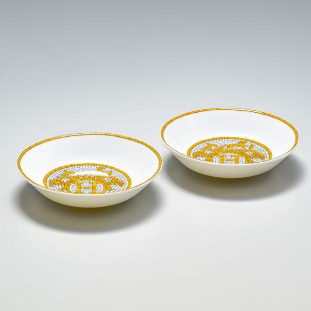 新品 エルメス モザイク ヴァンキャトル ゴールド クーペル 10cm 小皿