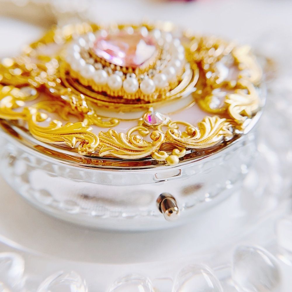 キラキラ魔法のピルケース Angel pink コンパクト pastel