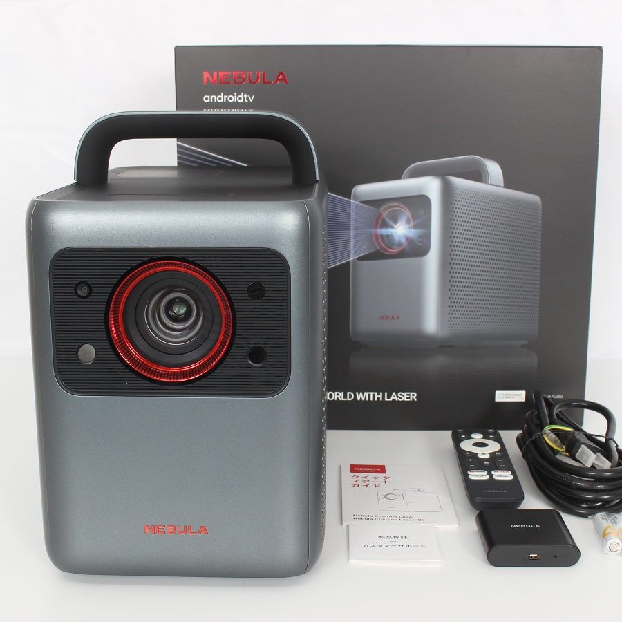 Anker Nebula Cosmos Laser 4K D23505F1 ブラック ホームプロジェクター アンカー ネビュラ コスモス レーザー 本体