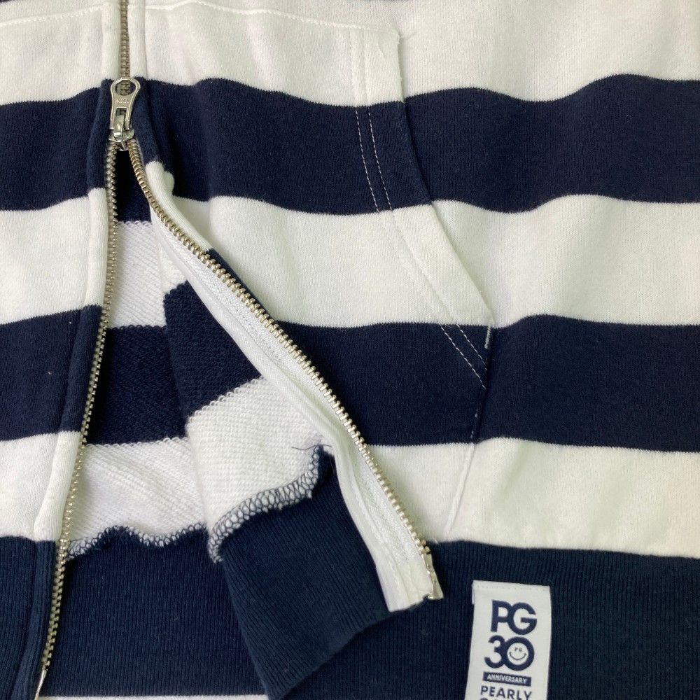 PEARLY GATES パーリーゲイツ　ボーダー　ゴルフ　パーカー サイズ：6 PEARLY GATES パーリーゲイツ 30周年 ジップパーカー