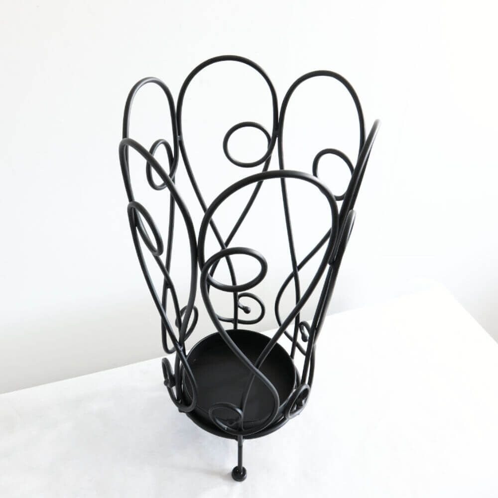 アンティーク調 アイアン傘立 アンブレラスタンド アラベスク調デザイン 玄関収納 インテリア 収納 おしゃれ かわいい