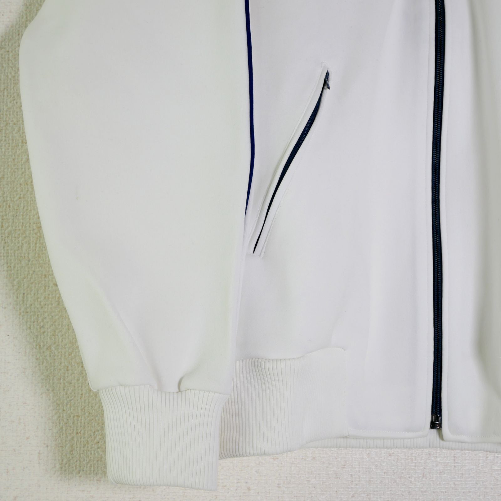 FRED PERRY 80s 緑タグ WHITEカラー ヒットユニオン Track Jacket-M 