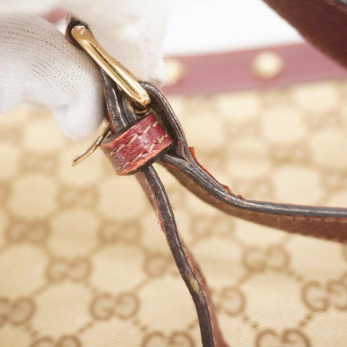 5cd3124】グッチ ショルダーバッグ GGキャンバス 120893 キャンバス  