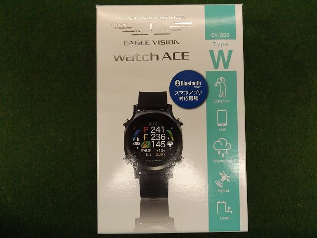 中古品 EAGLE VISION WATCH ACE EV-933 GPSナビ 腕時計タイプ 朝日ゴルフ イーグルビジョン .898317