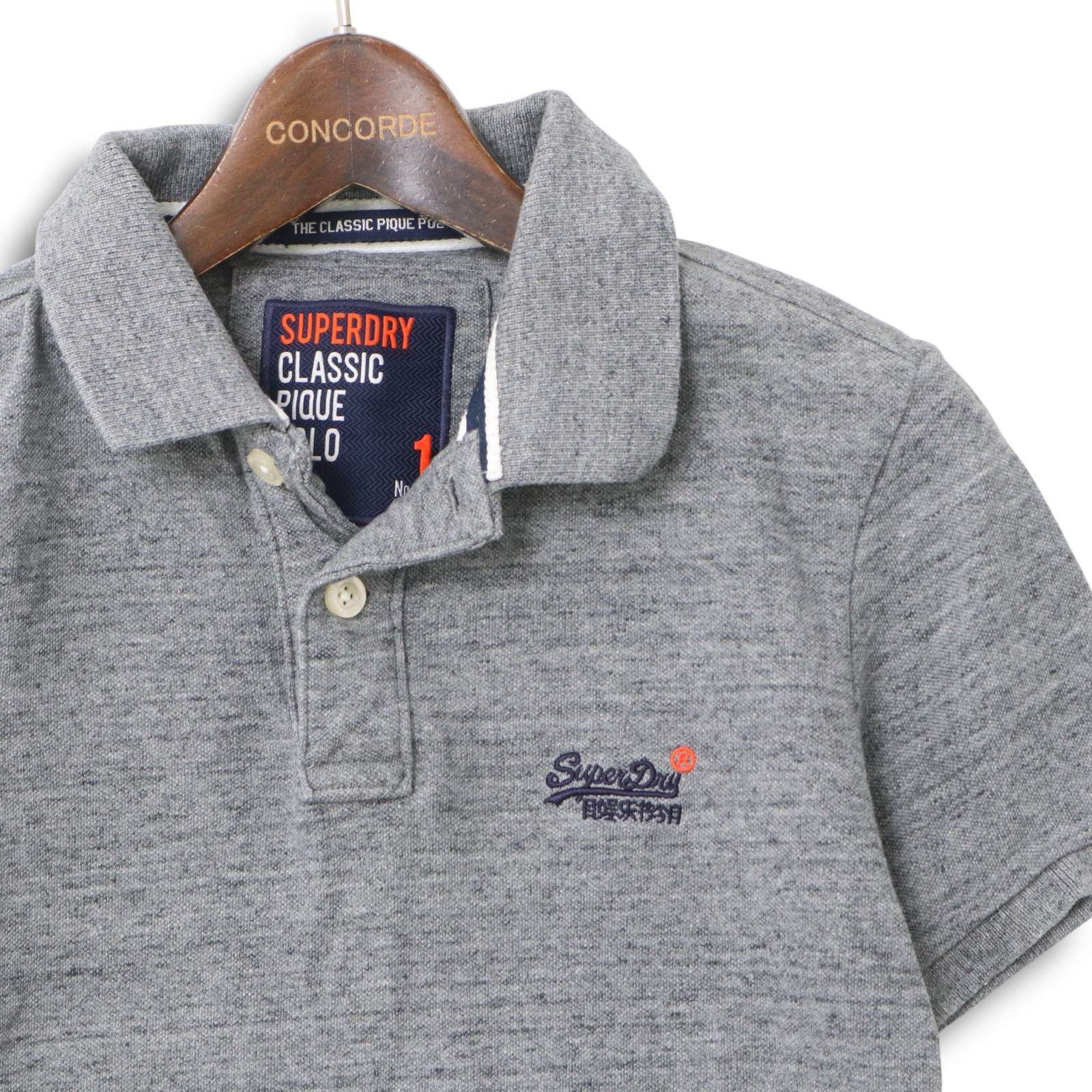 美品 スーパードライ極度乾燥しなさい 半袖ポロシャツ 大人カジュアル美シルエット Superdry スーパードライ 極度乾燥(しなさい) 春夏 ロゴ刺繍