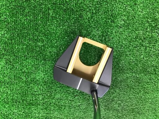 中古】 オデッセイ EXO SEVEN MINI GOLD 34インチ パター PT