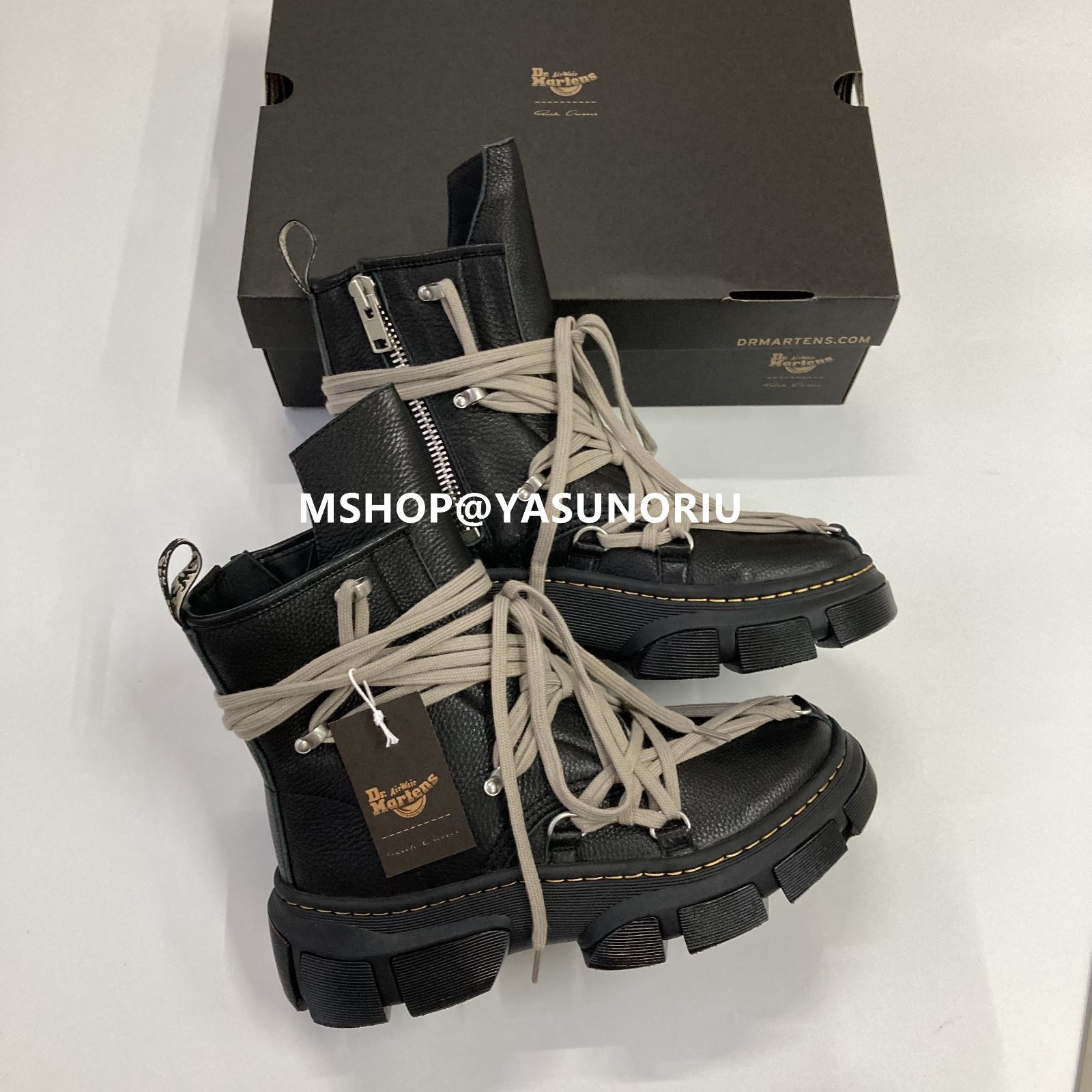 Rick Owens x Dr. Martens 1460 DMXL Mega Lace Boots - メルカリ
