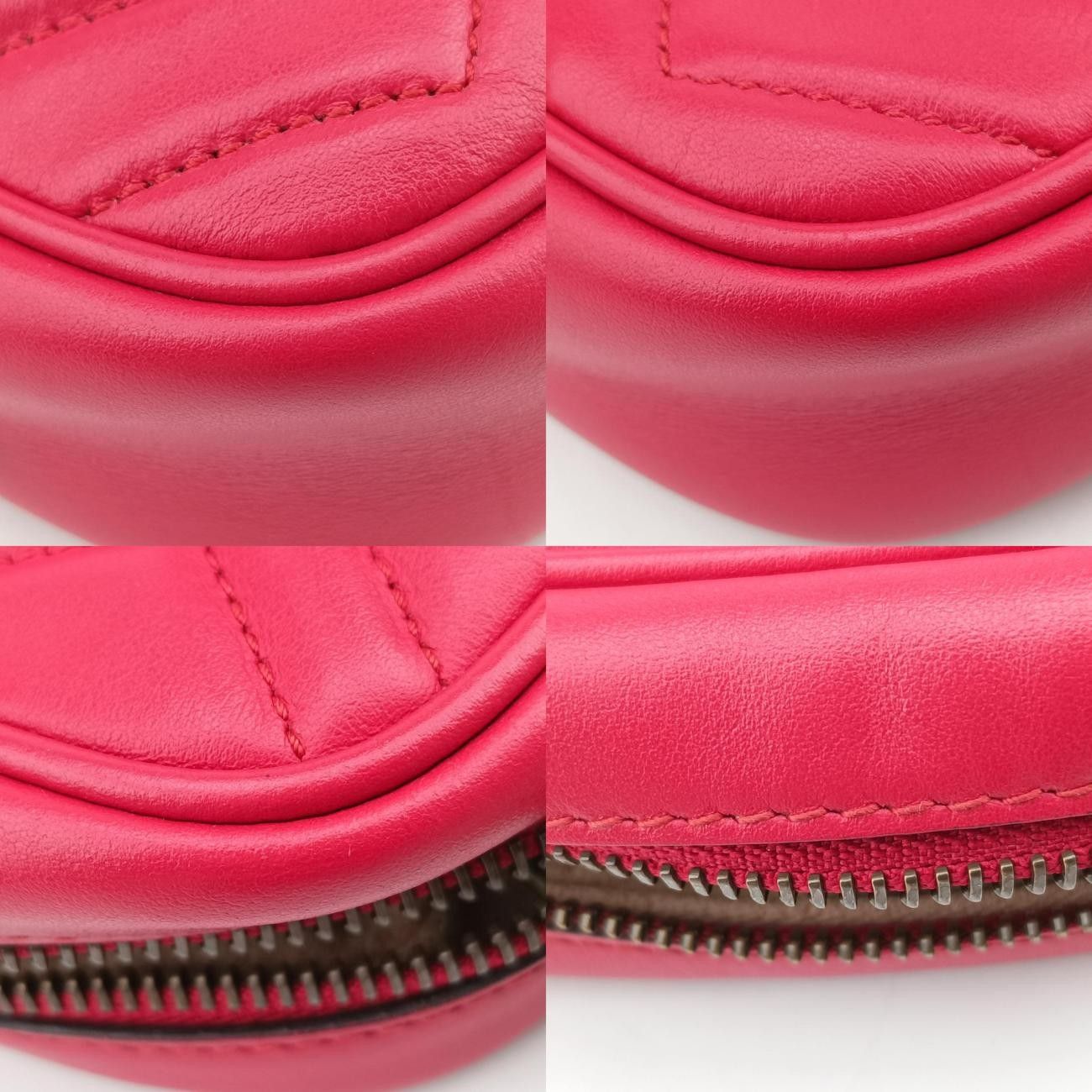 グッチGucciGGマーモントレッドレザー448065B023155912