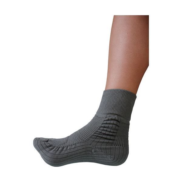 蘭花 転倒予防靴下アガルーノ グレー26-27cm〔×2セット〕 転倒予防靴下 レディース靴下 | 通販・人気ランキング - 価格.com