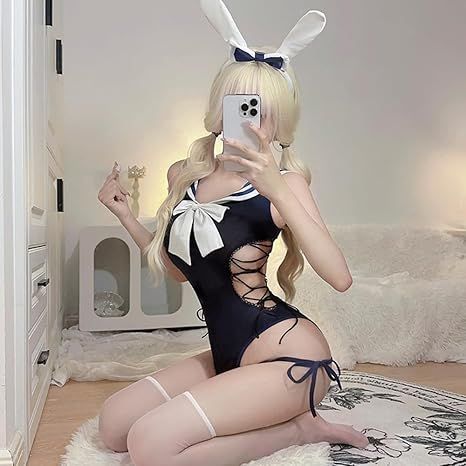 SHLYMP バニーガール バニー セクシー コスプレ エロ 過激 エッチ な えろい アニマル ランジェリー 下着 誘惑 メイド服 メイド 胸空き  コスチューム うさぎ ウサギ ハイレグ レオタード 可愛い キュート レディース 衣装 仮 - メルカリ