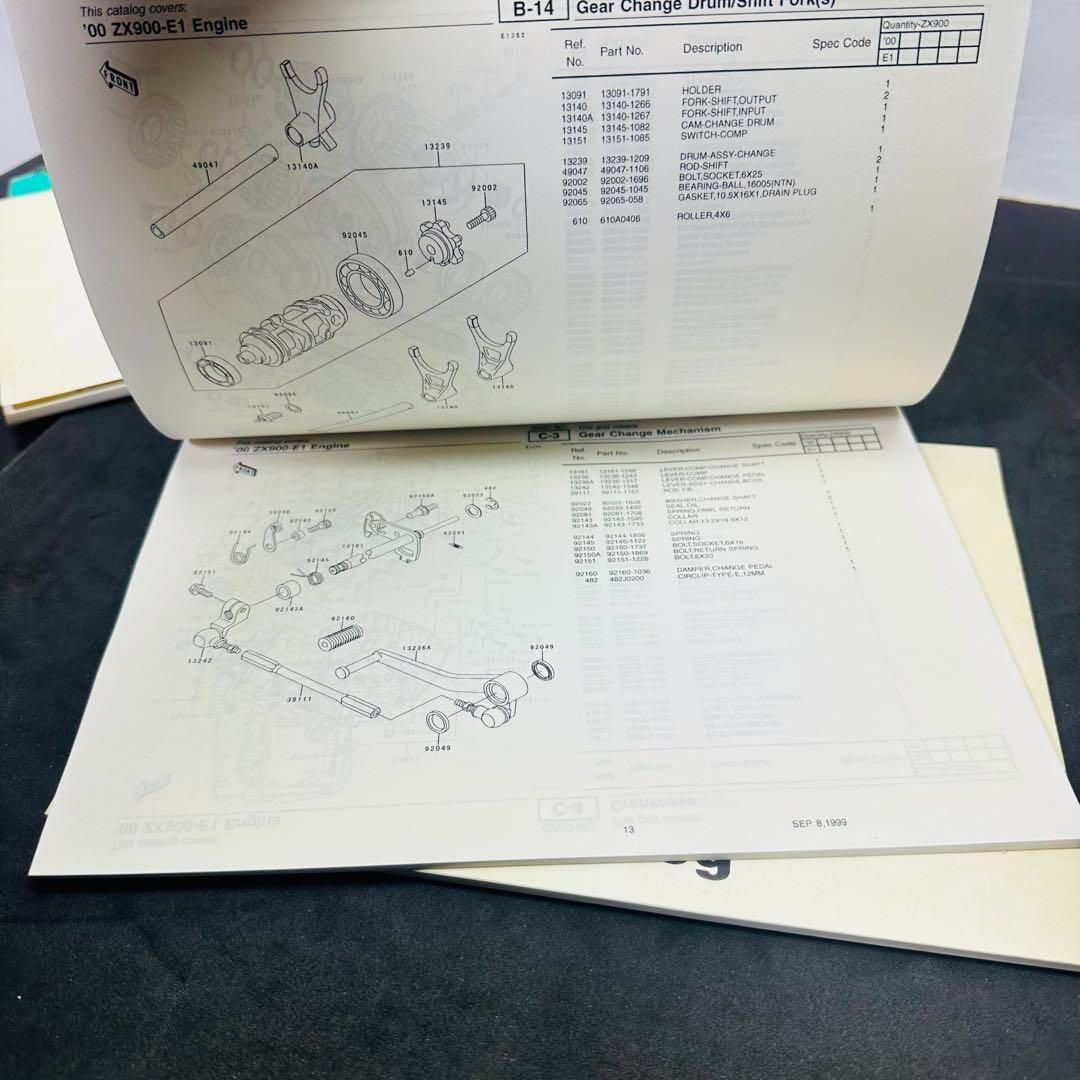 Kawasaki 純正 パーツカタログ まとめ 海外版 英語 【公式通販】