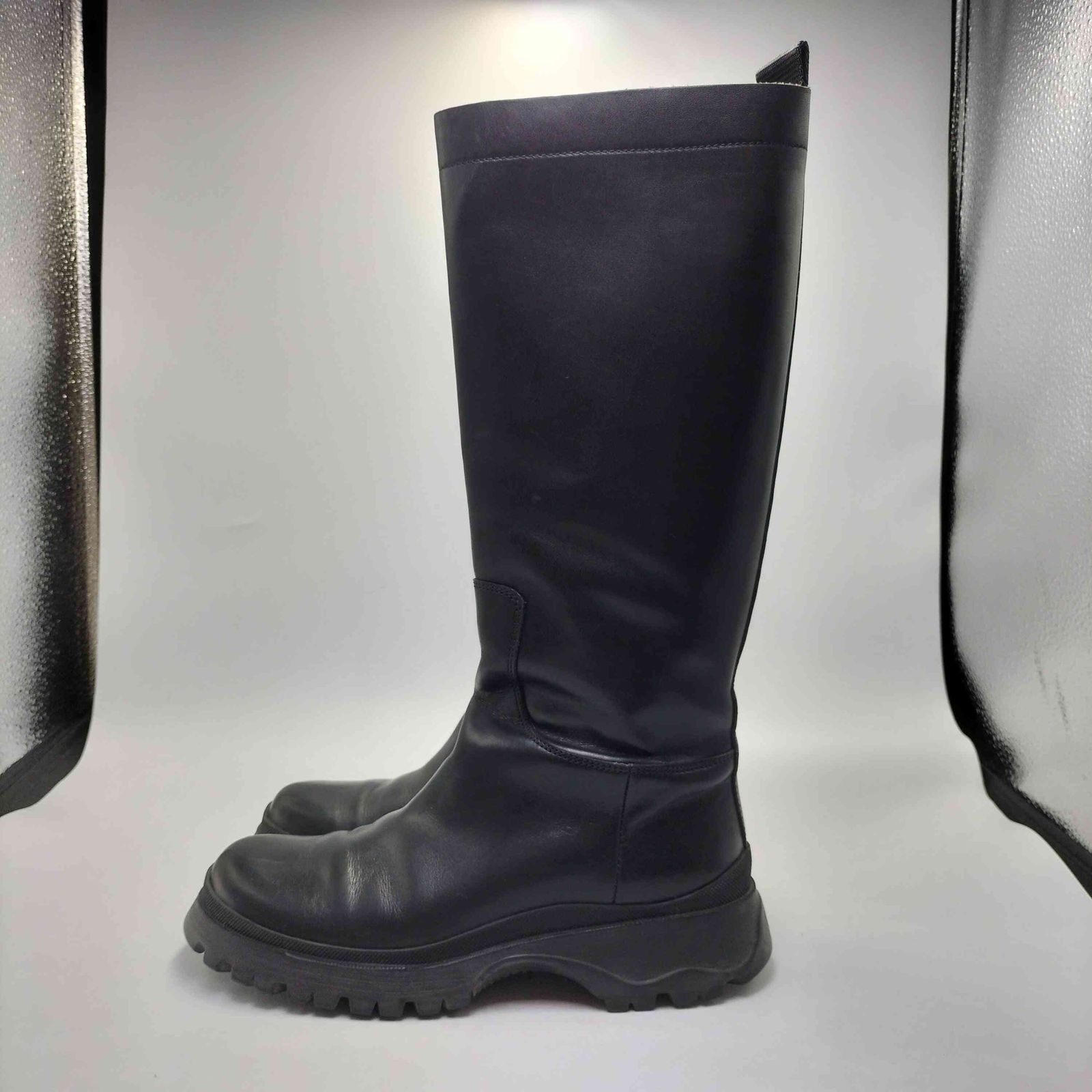 プラダ PRADA SPORTS イタリア製 レザー ロング ブーツ レディース EUR 35