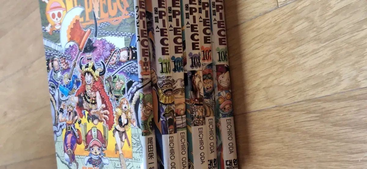 ワンピース 漫画 セット 最終値下げ ONE PIECE（ワンピース） 漫画 106 ー 111 巻 セット 最終