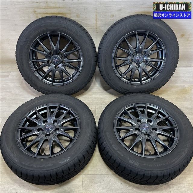 セレナ ルミオン 等 VELVA 6-15 43 5H114.3 トーヨー ウィンタートランパスTX 195|65R15 15インチ スタッドレス 4本セット 009k