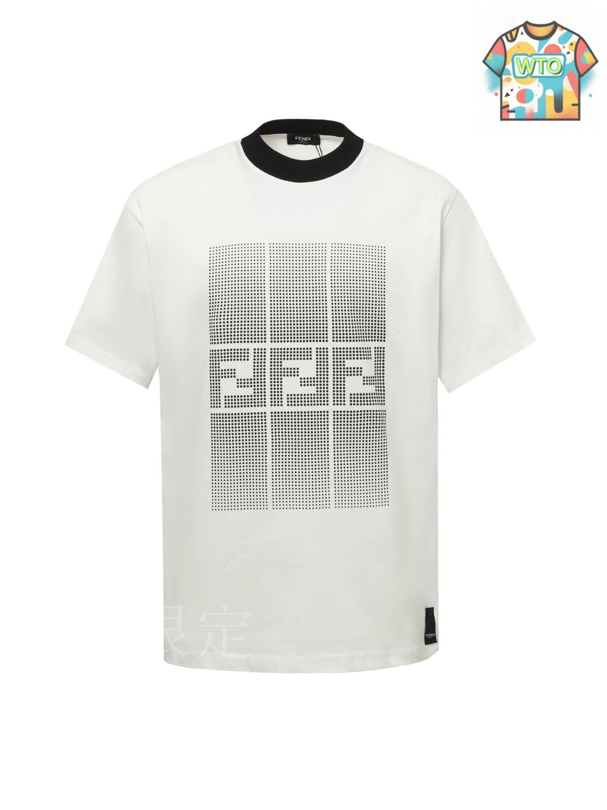 FENDI 25SS＊FFメタルロゴ Tシャツ 半袖 オーバーサイズ FENDI】25SS＊FFメタルロゴ Tシャツ 半袖 オーバーサイズ (FENDI