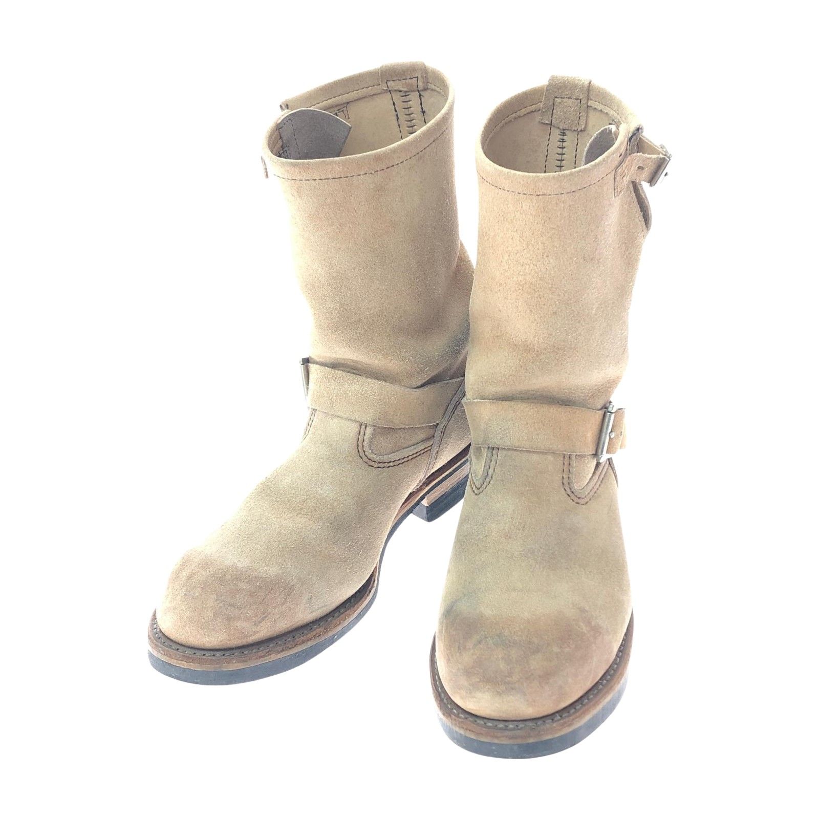 RED WING レッドウィング メンズブーツ エンジニアブーツ スエード 27cm 8268 ベージュ