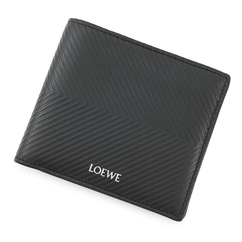 ロエベ 二つ折り財布 バイフォールドウォレット C779302X02 LOEWE 黒