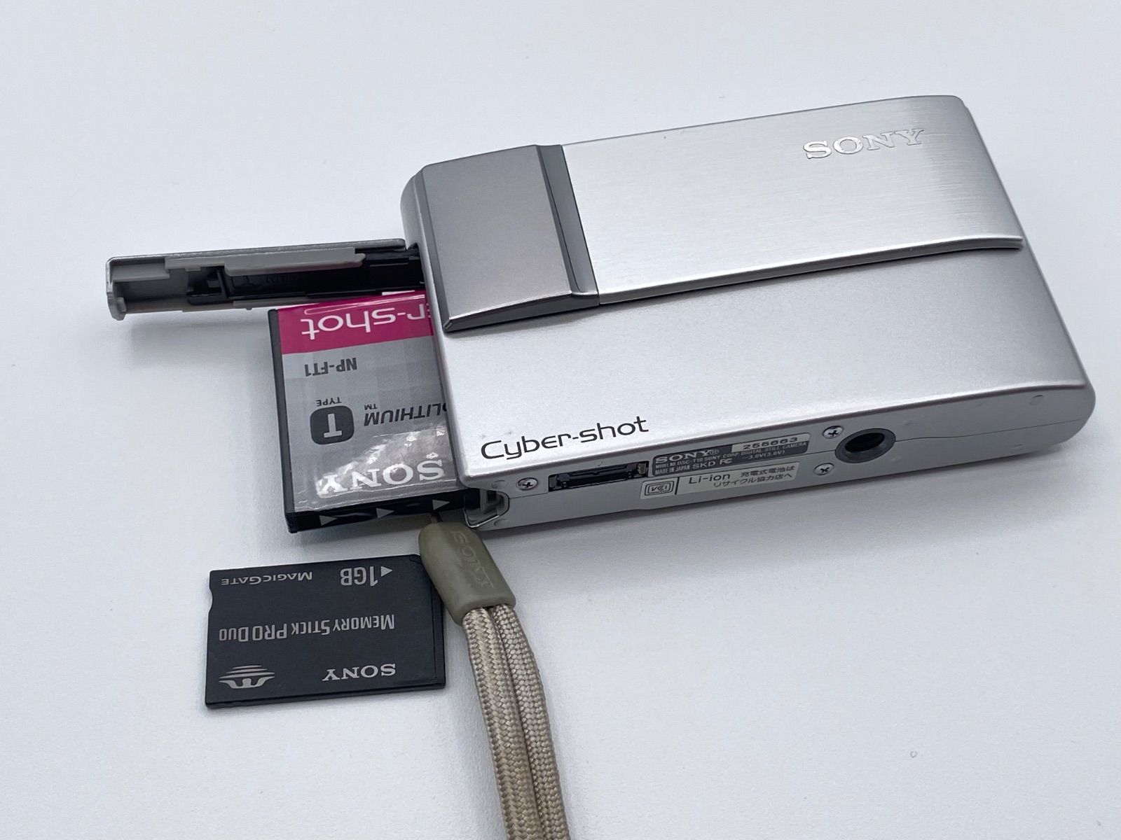 SONY サイバーショット DSC-T10 シルバー｜動作品フルセット 