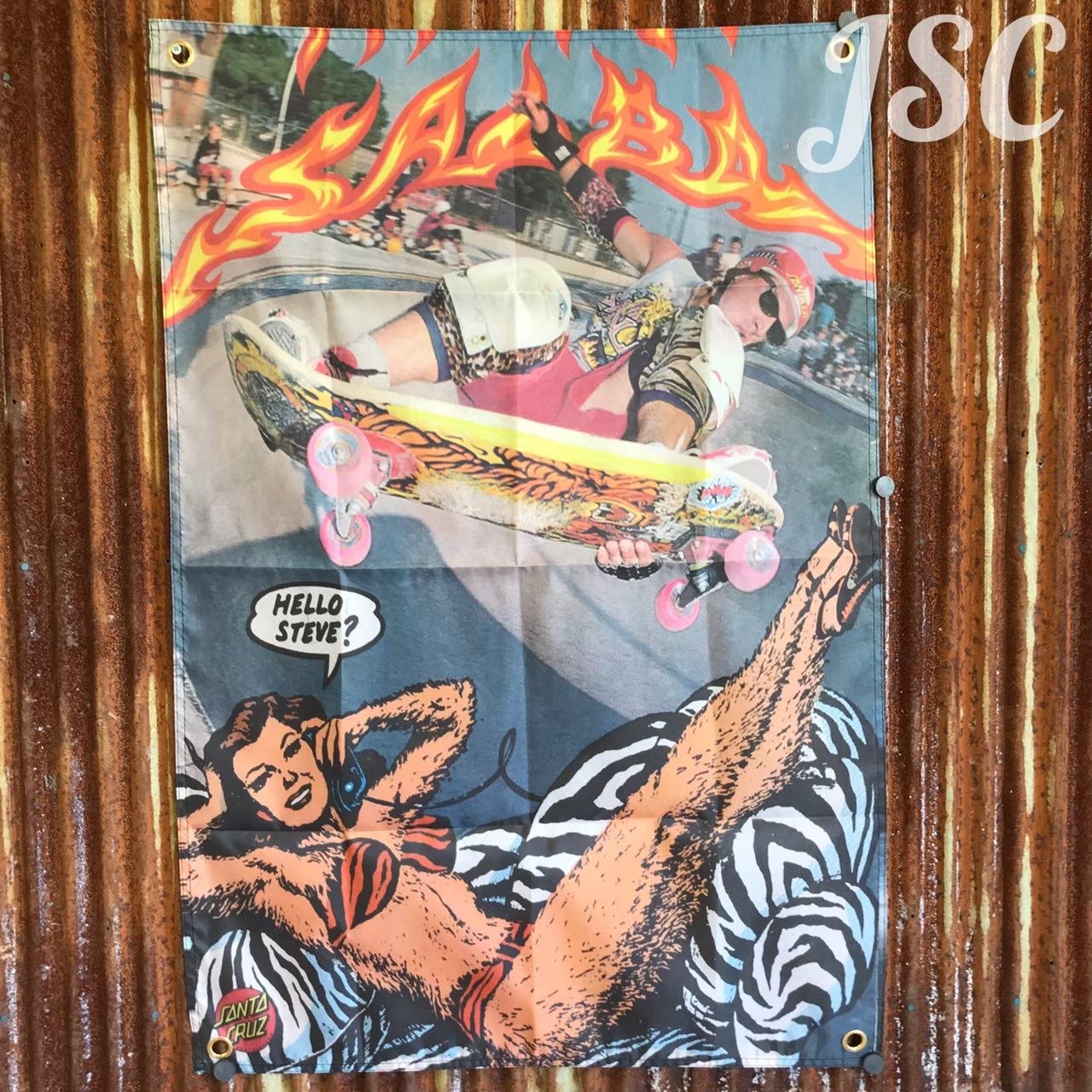 ビンテージ SANTA CRUZ／サンタクルーズポスター／タペストリー